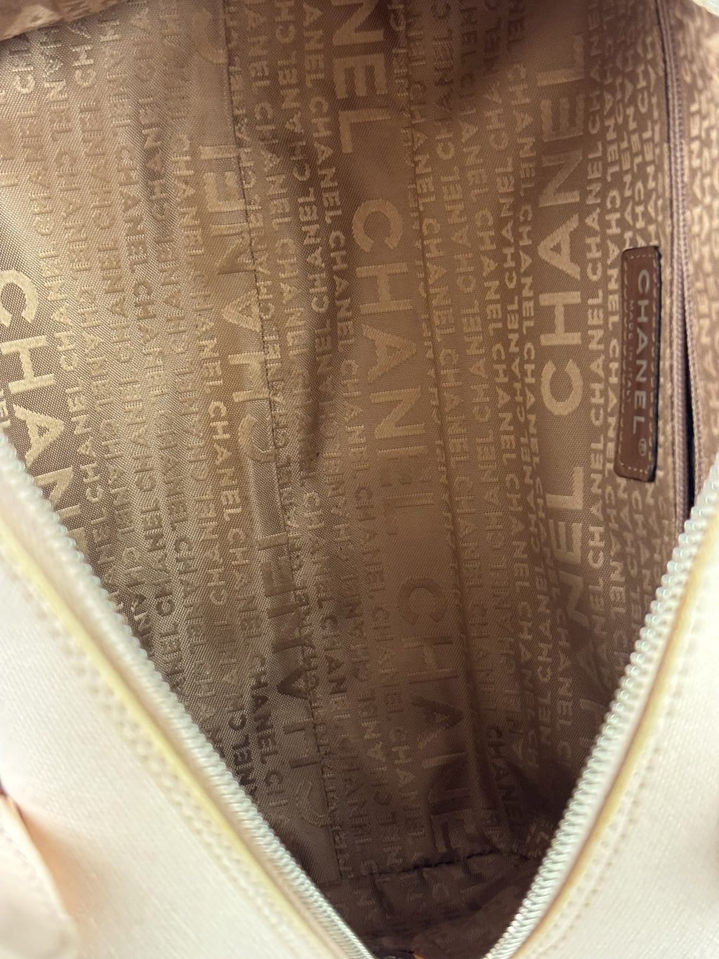 Chanel Pink Leather Trim Quilted Timeless Bowling Handbag 2004