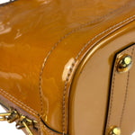 Louis Vuitton Vintage Monogram Vernis Alma MM Handbag Orange