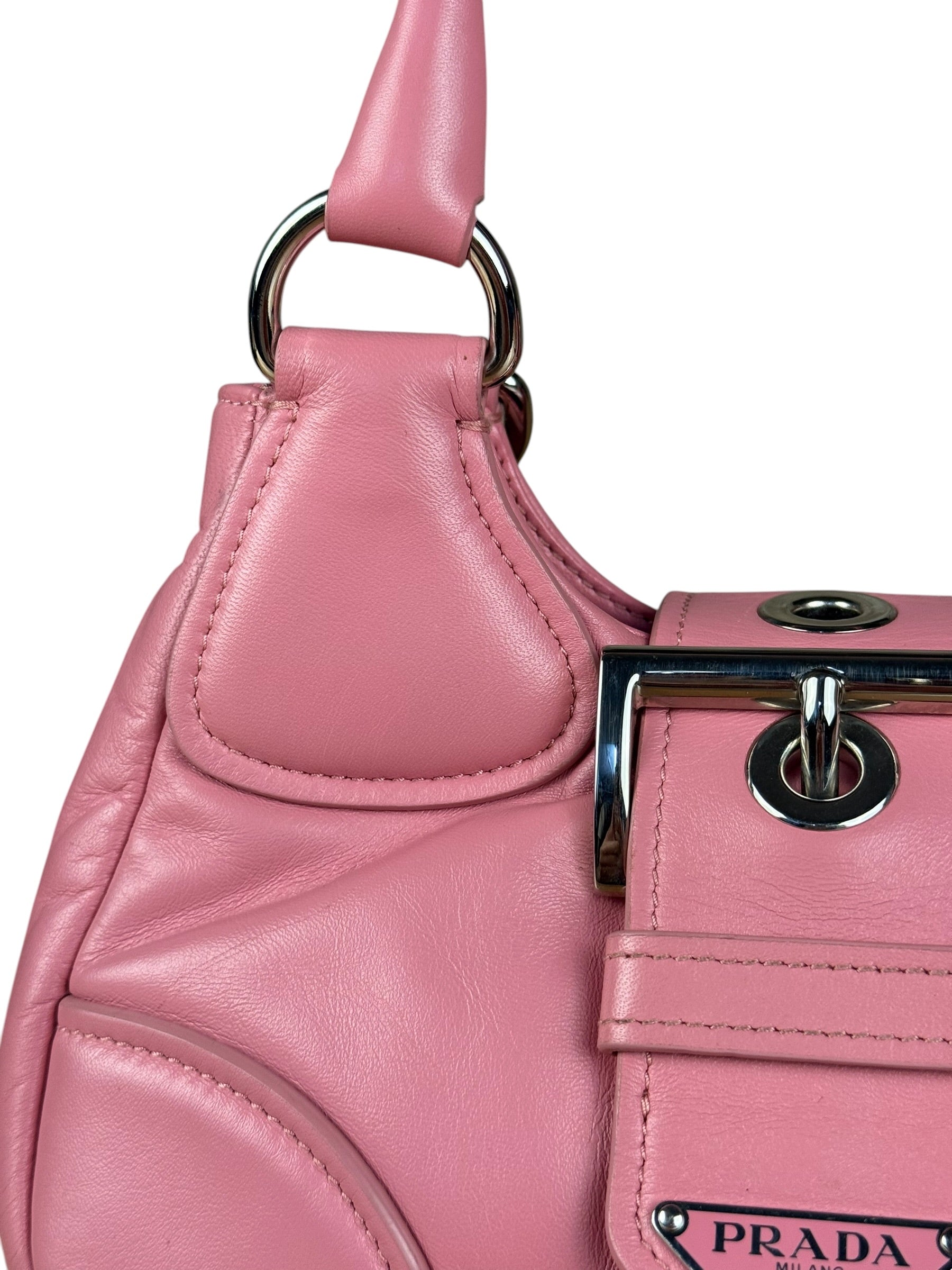 Prada Re-Edition 2002 Moon Bag Pink