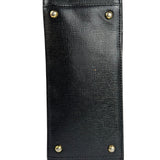 MCM Black Saffiano Leather Handbag