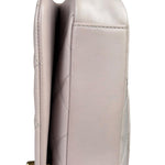 Chanel Light Lilac Calfskin Leather Quilted Flap Chain Bag