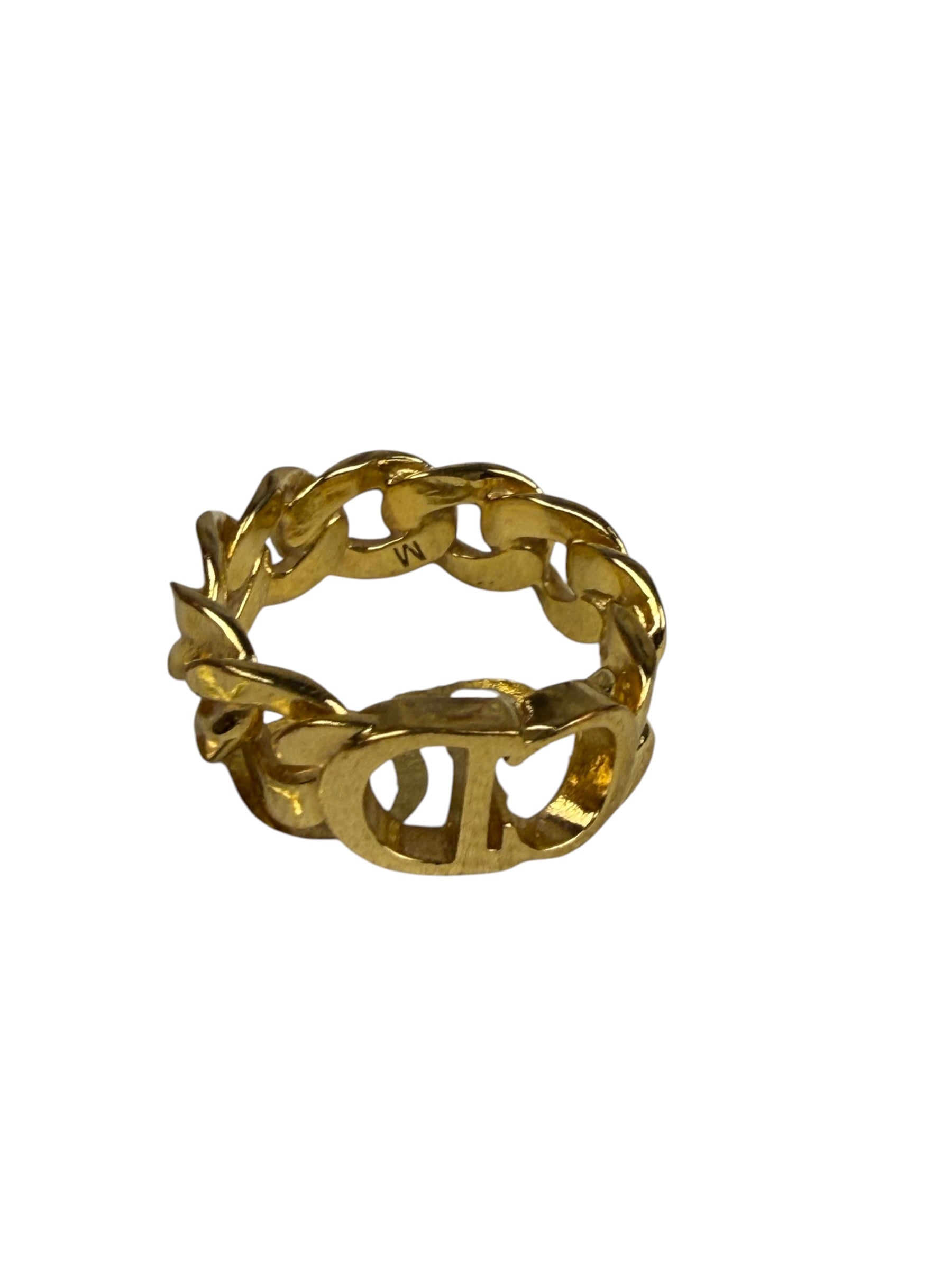 Christian Dior Gold Tone Star Charm & Ring