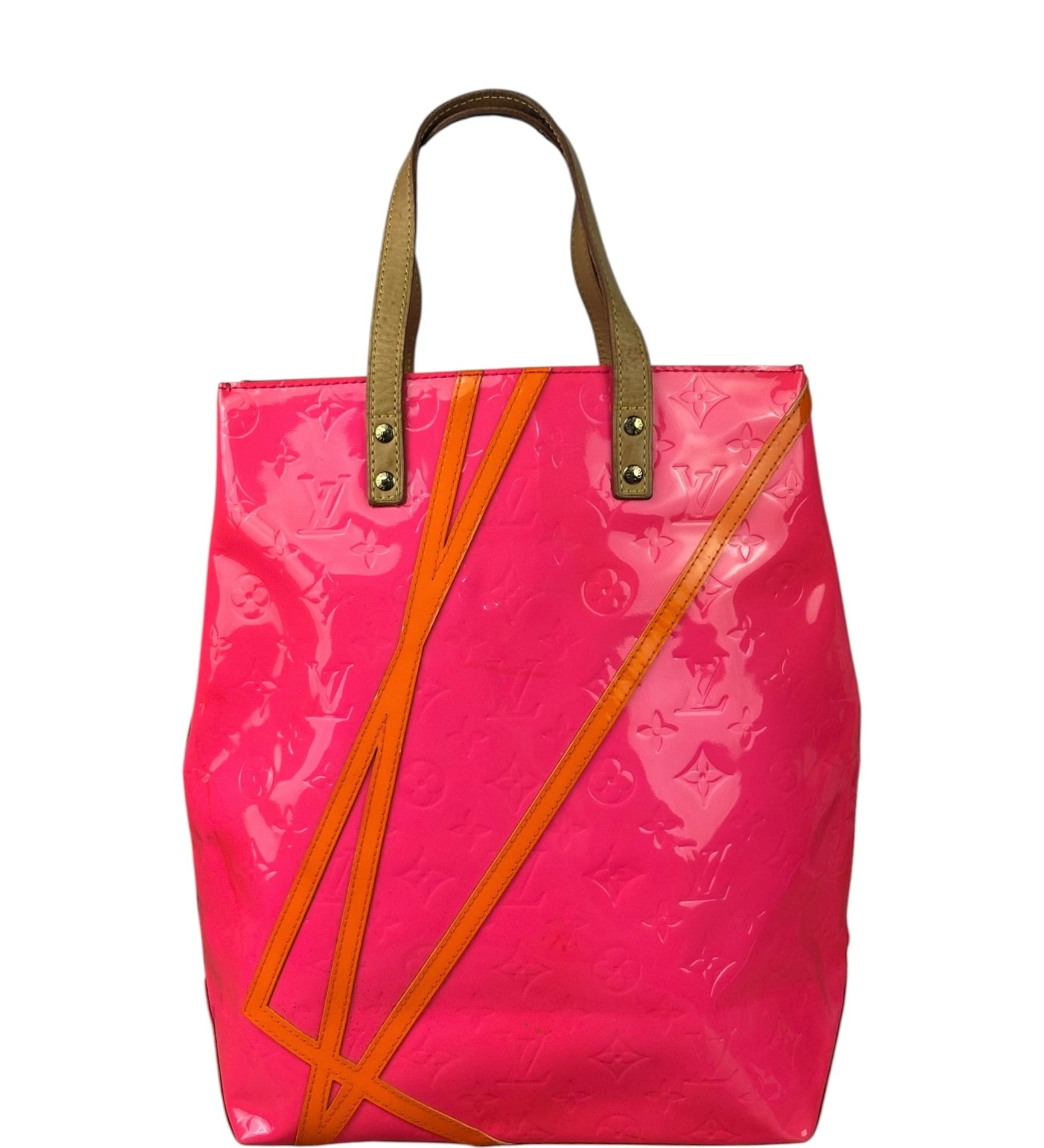 Louis Vuitton x Robert Wilson Fluo Pink Reade Vernis Tote