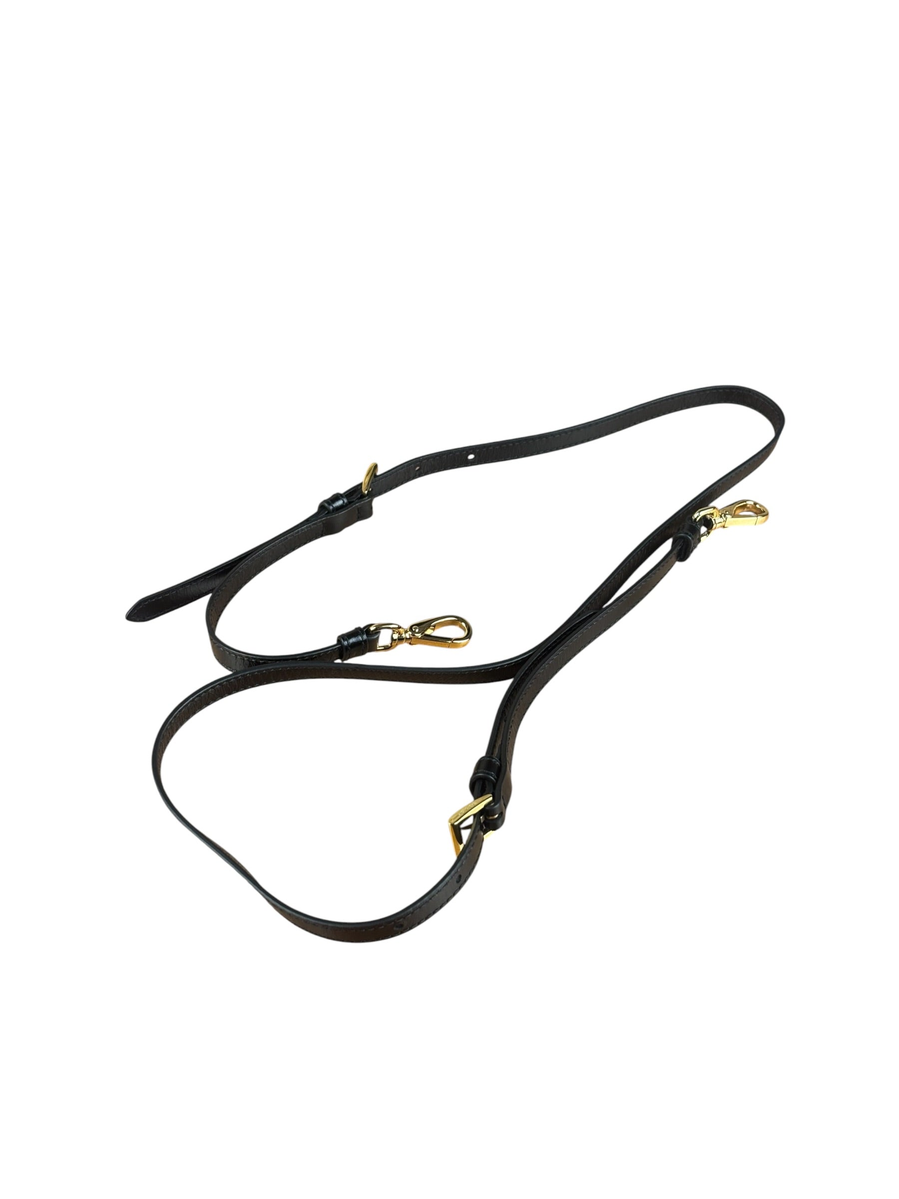 Prada Calfskin Bonnie Shoulder Bag Black