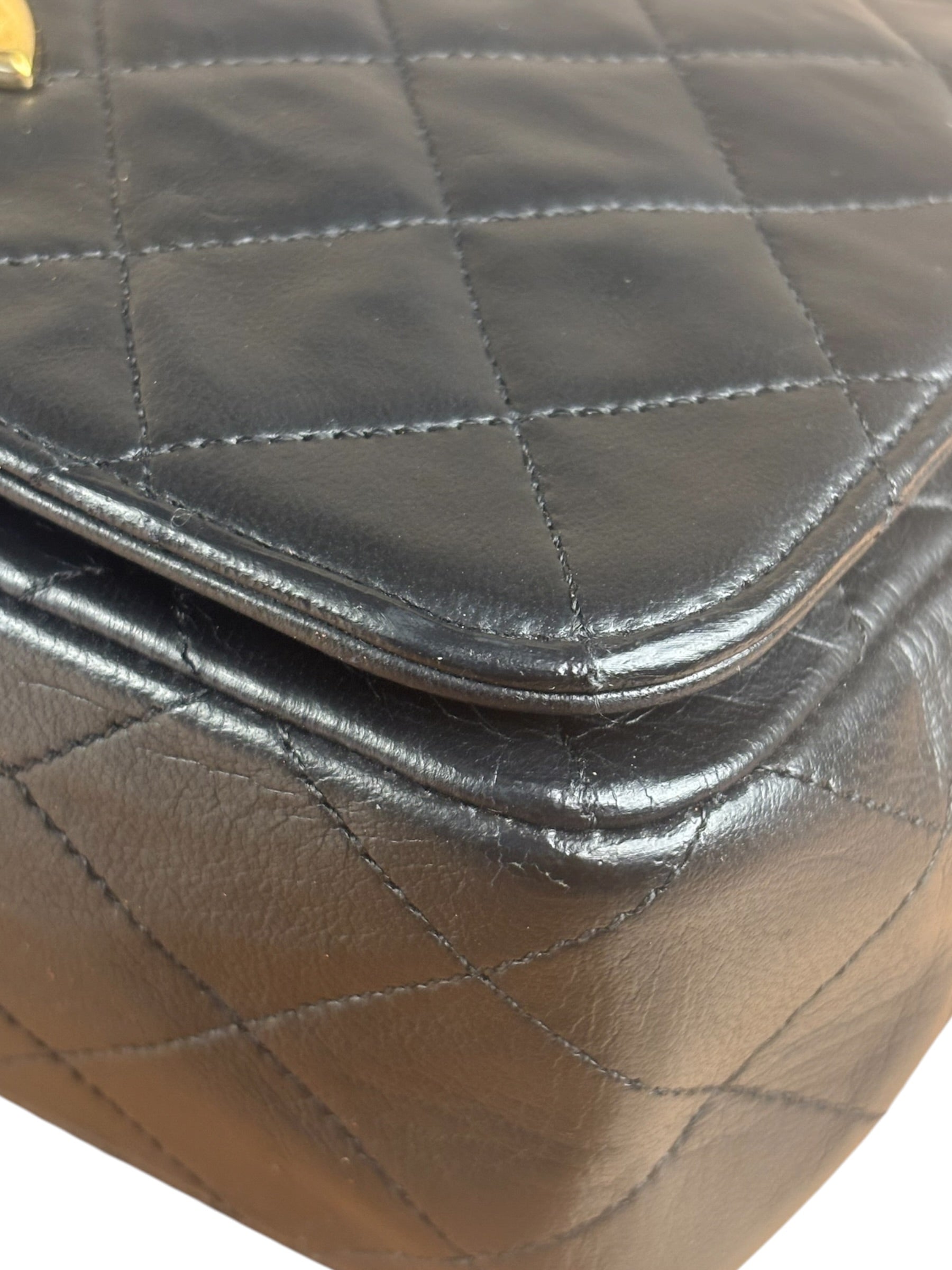 Chanel Black Small Quilted Flap Shoulder Bag 86-88
