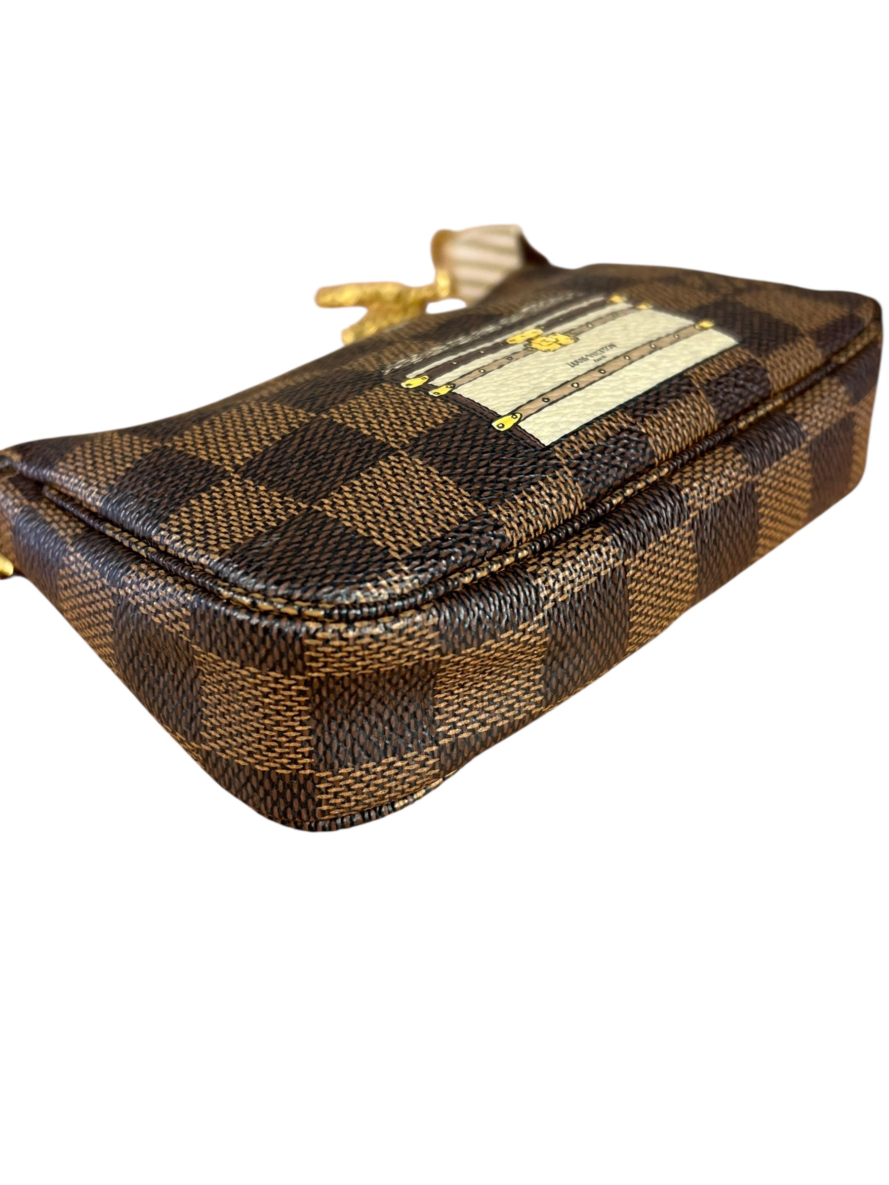Louis Vuitton Damier Trunks and Locks Mini Pochette