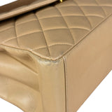 Chanel M Beige Lambskin Envelope Flap 1997