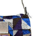 Fendi Vintage Embroidered Patchwork Baguette