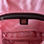 Fendi Canvas Baguette Dark Brown Beaded