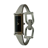 Gucci 1500L Black Dial Bangle Band
