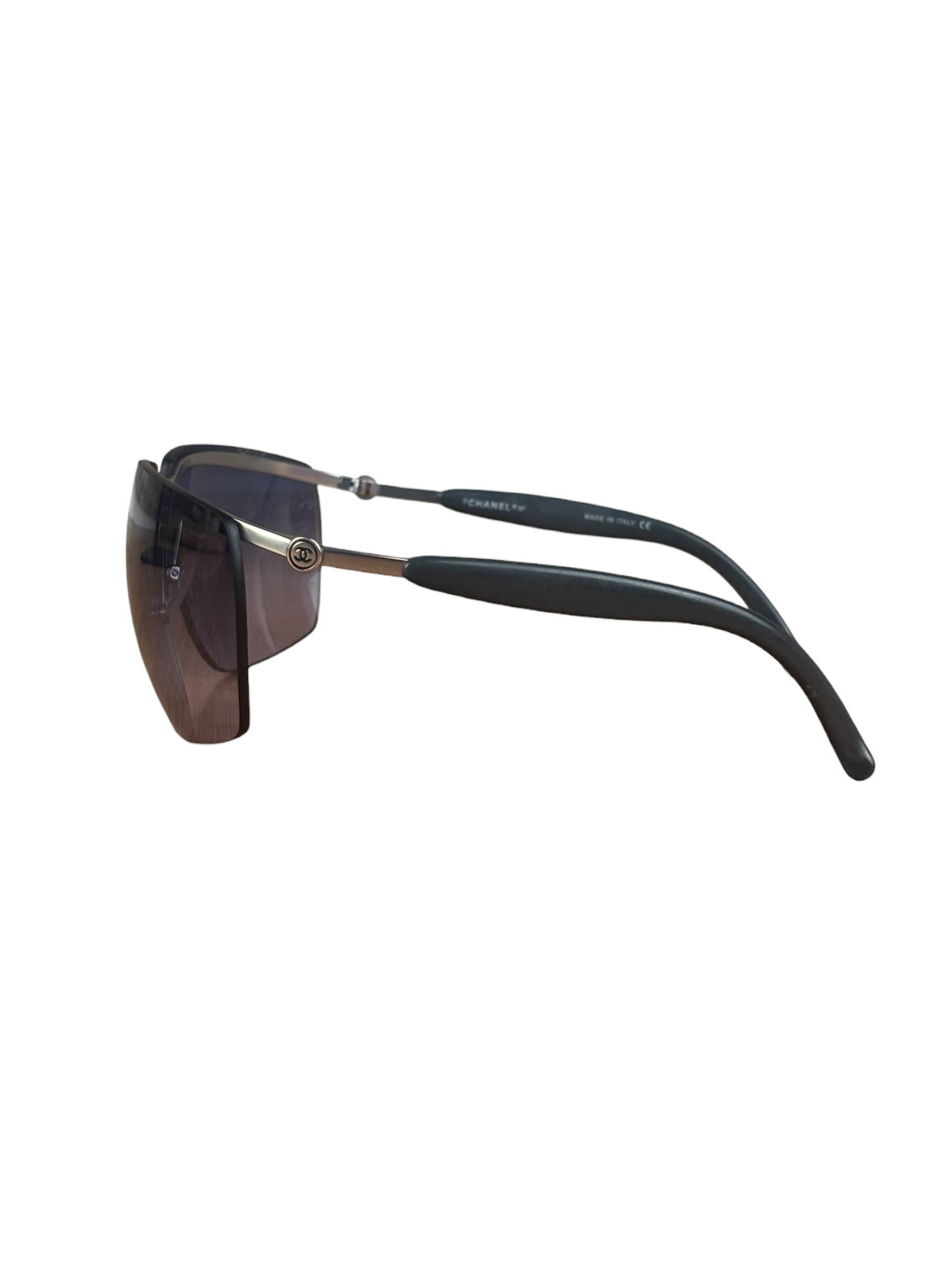Chanel Vintage Rimless Shield Sunglasses-4009