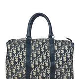 Christian Dior Vintage Navy Trotter Boston Bag