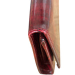 Cartier Red Patent Leather Must De Cartier Tri-Fold Wallet