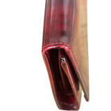 Cartier Red Patent Leather Must De Cartier Tri-Fold Wallet