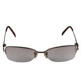 Gucci GG Rose Pink Tint Semi-Rimless Eyeglasses