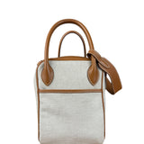 Hermes Toile Swift Canvas/Leather Lindy 30 Beige/Brown 2007