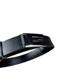 Gucci Black Leather G Buckle Belt