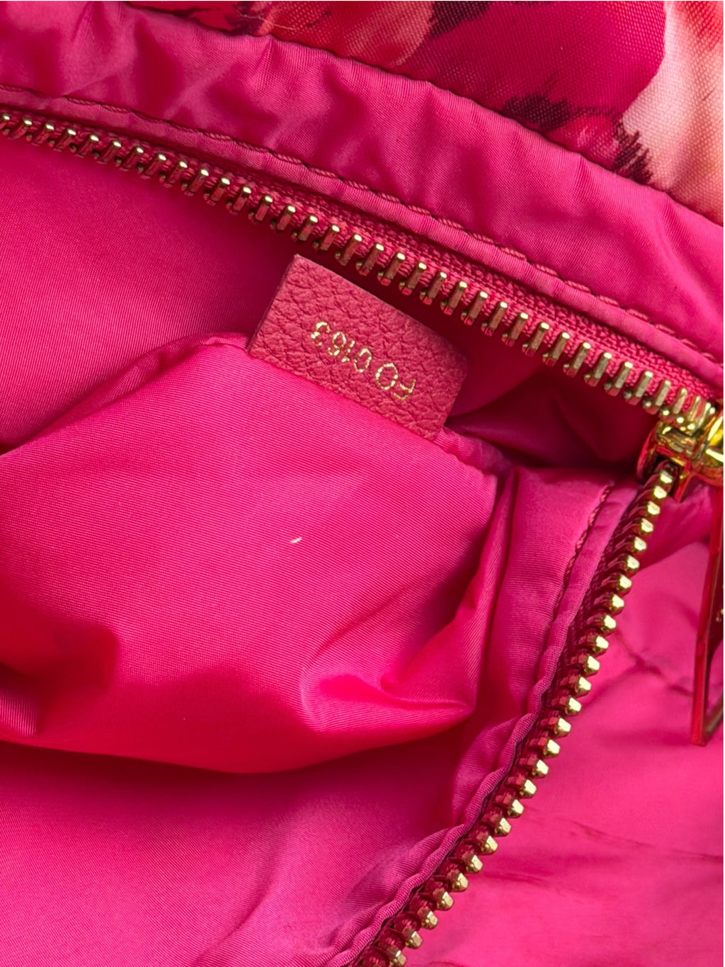 Louis Vuitton Pink Leather Trim Floral Ikat Noefull PM