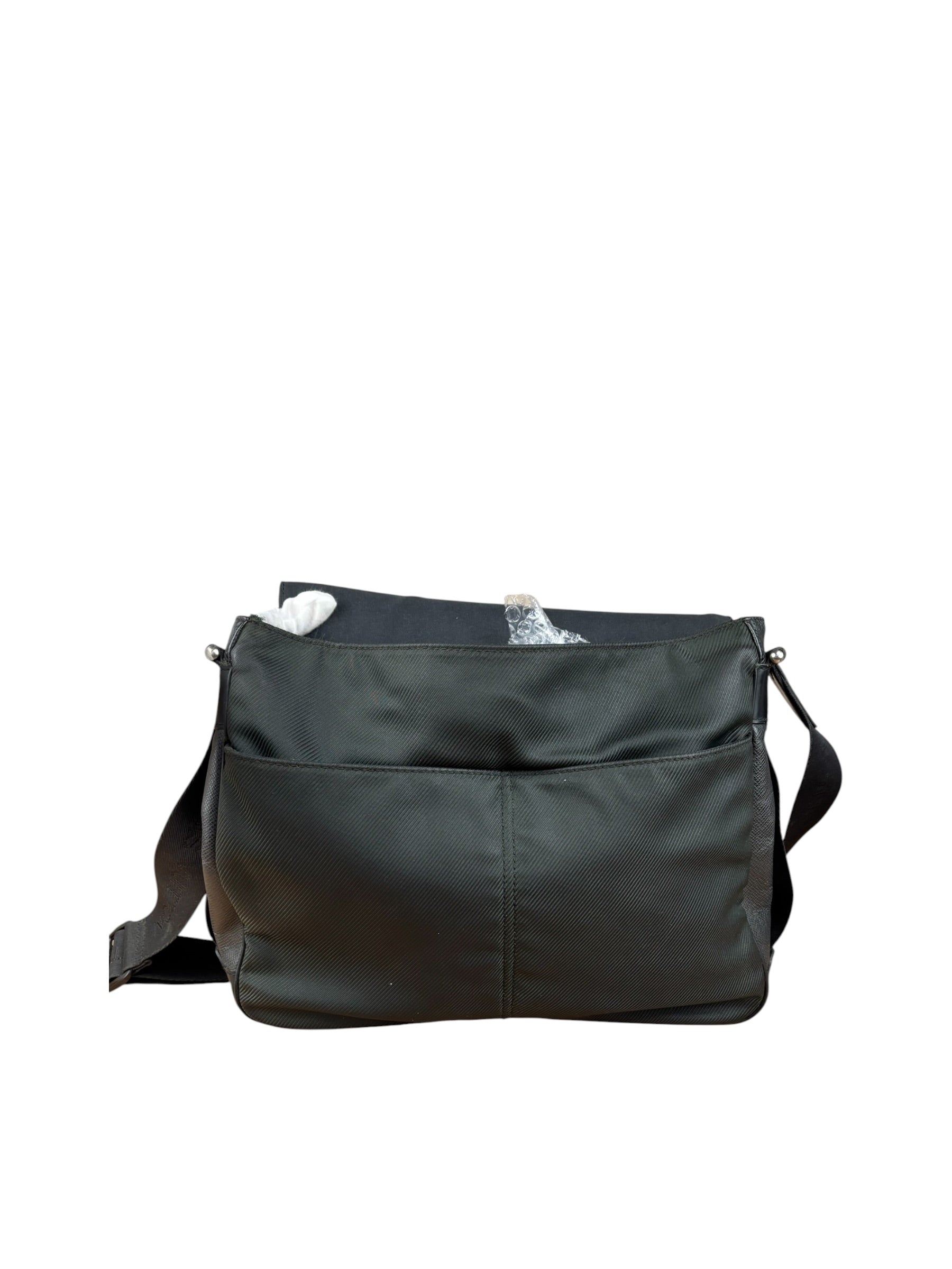 Louis Vuitton Black Leather Taiga Viktor Messenger Bag