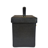 Chanel Black Caviar Leather Vanity Train Case 1995