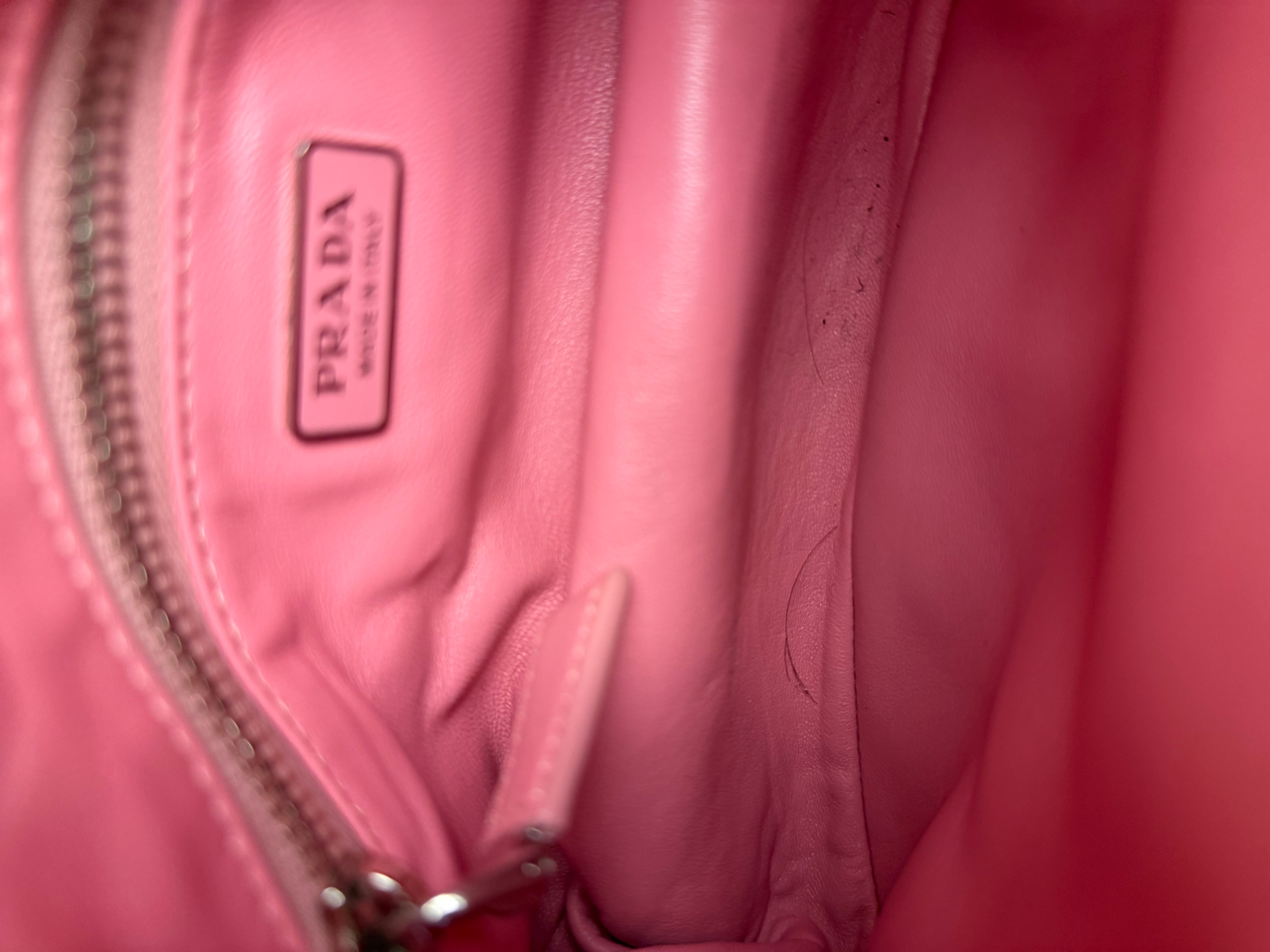 Prada Re-Edition 2002 Moon Bag Pink