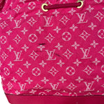 Louis Vuitton Monogram Denim Noefull MM Tote Pink