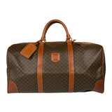 Celine Vintage Macadam Weekender Boston Bag