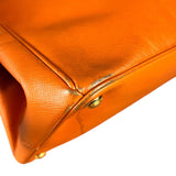 Prada Saffiano Lux Tote Orange