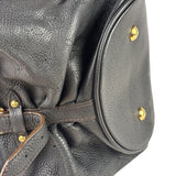 Louis Vuitton Black Calfskin Mahina XL Hobo Bag