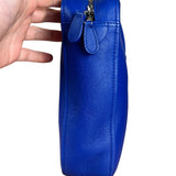 Balenciaga Royal Blue Leather Triangle 2Way Bag