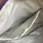 Loewe Vintage Purple Anagram Shoulder Tote