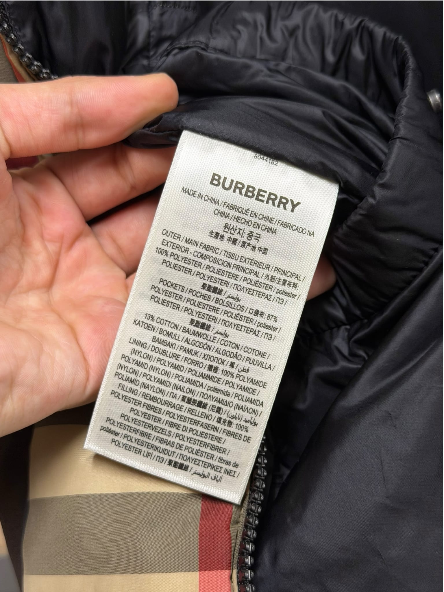 Burberry House Check Vest Kenwhick Puffer Jacket