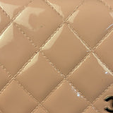 Chanel Pink Patent Quilted Wallet on Chain Bag 2012