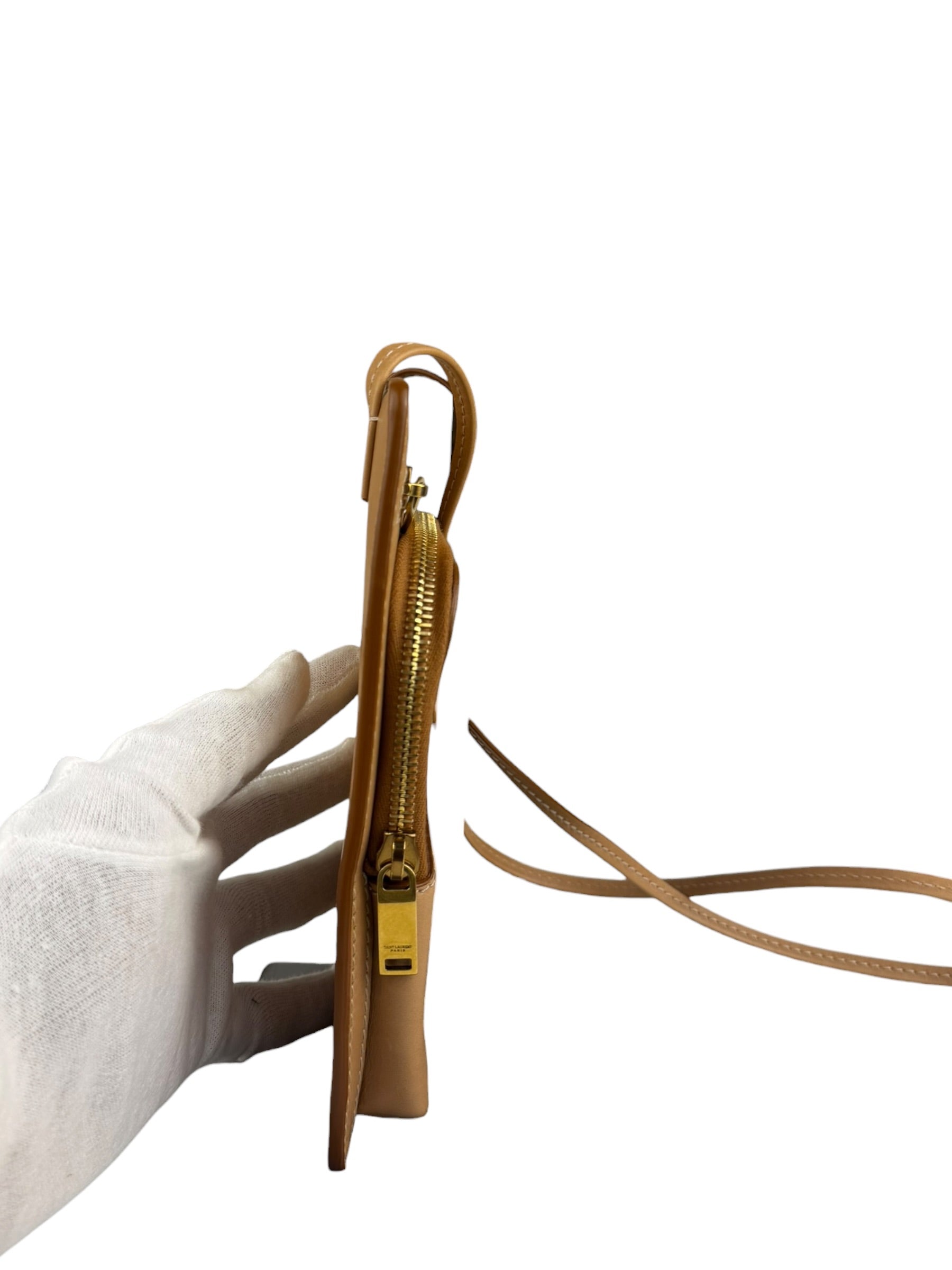 Yves Saint Laurent Beige Crossbody Pouch