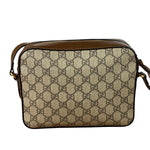 Gucci Brown Leather GG Horsebit Camera Bag 1955