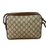 Gucci Brown Leather GG Horsebit Camera Bag 1955