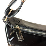 Chanel Black Patent Chocolate Bar Shoulder Bag '02