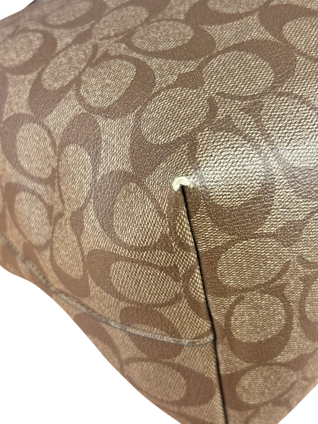Coach Beige/Brown CC City Tote