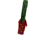 STAUD Strawberry Red Tommy Beaded Bag