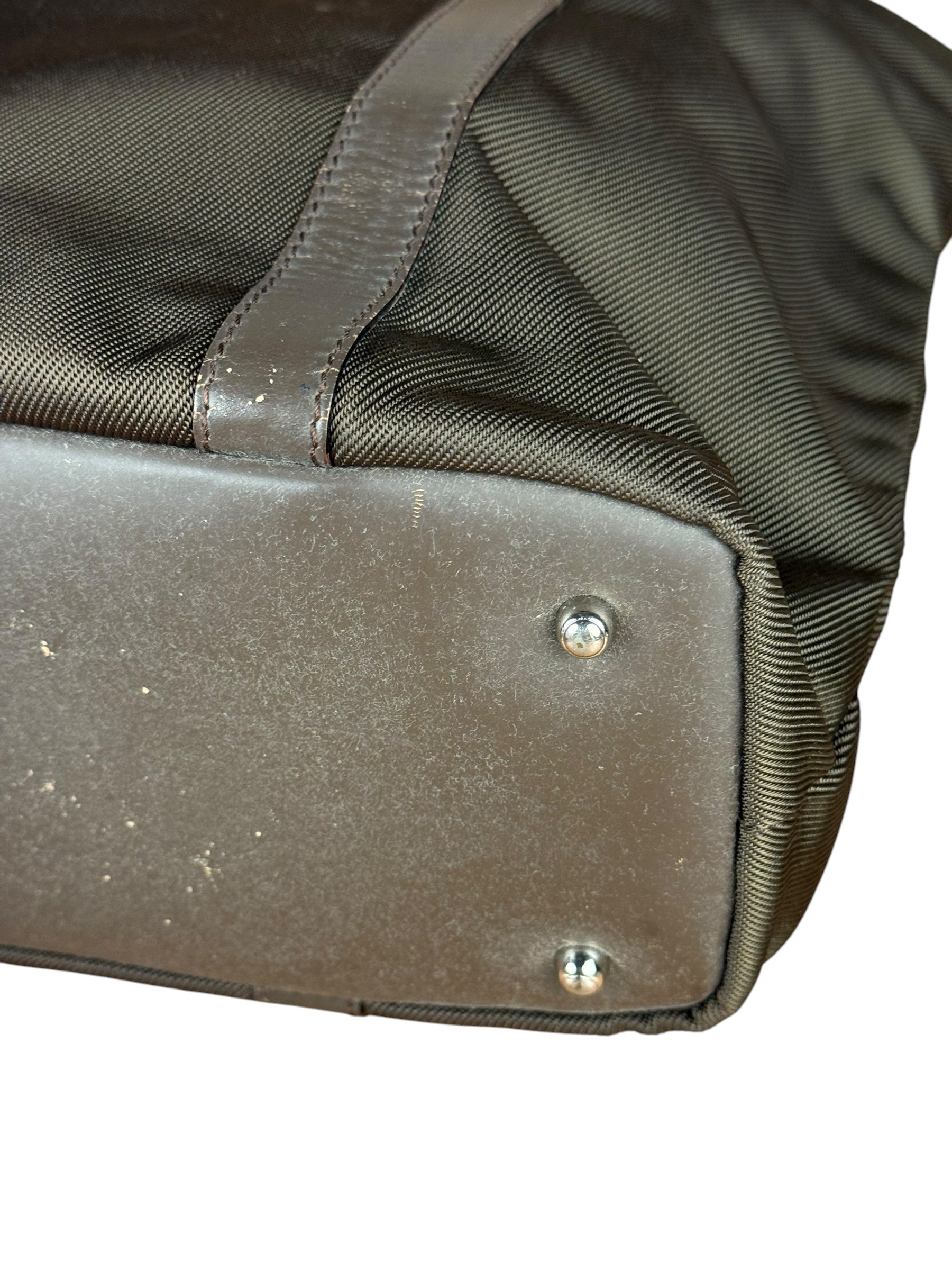 Gucci Nylon Bamboo Top Handle Bag