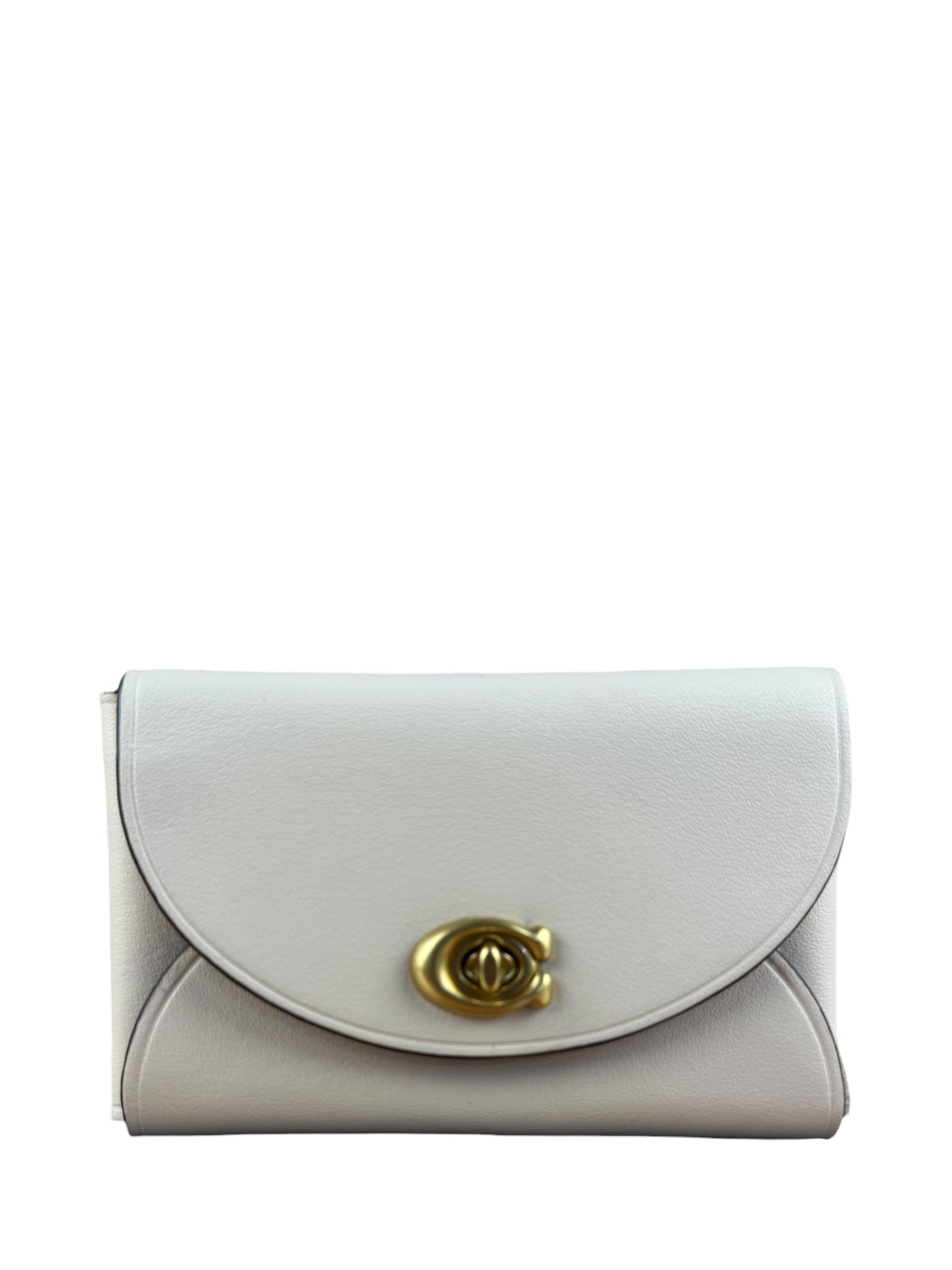 Coach Ivory Leather Cardholder