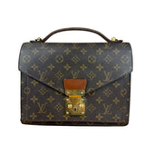 Louis Vuitton Monogram Monceau Lock Shoulder Bag