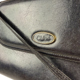Chloe Vintage Black Leather Shoulder Bag