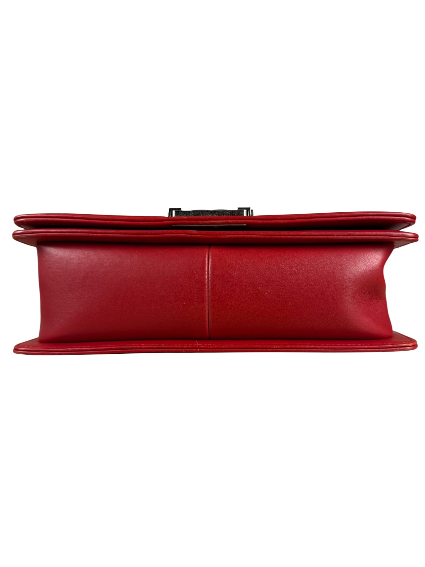 Chanel 2015 Red Medium Boy Bag