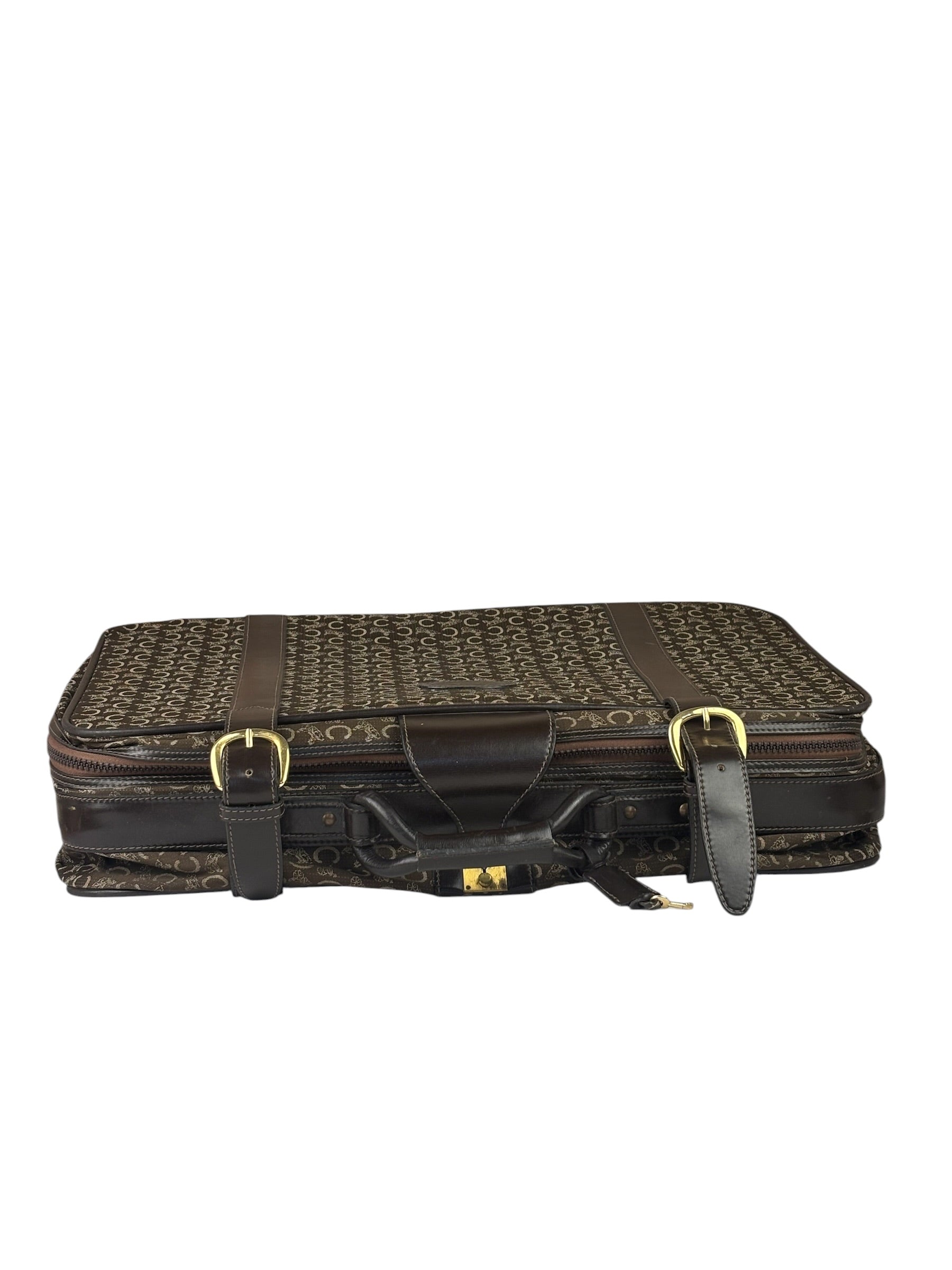 Celine Vintage Macadam Canvas Travel Bag