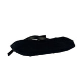 Fendi Black Leather Trim Crossbody Neoprene Baguette