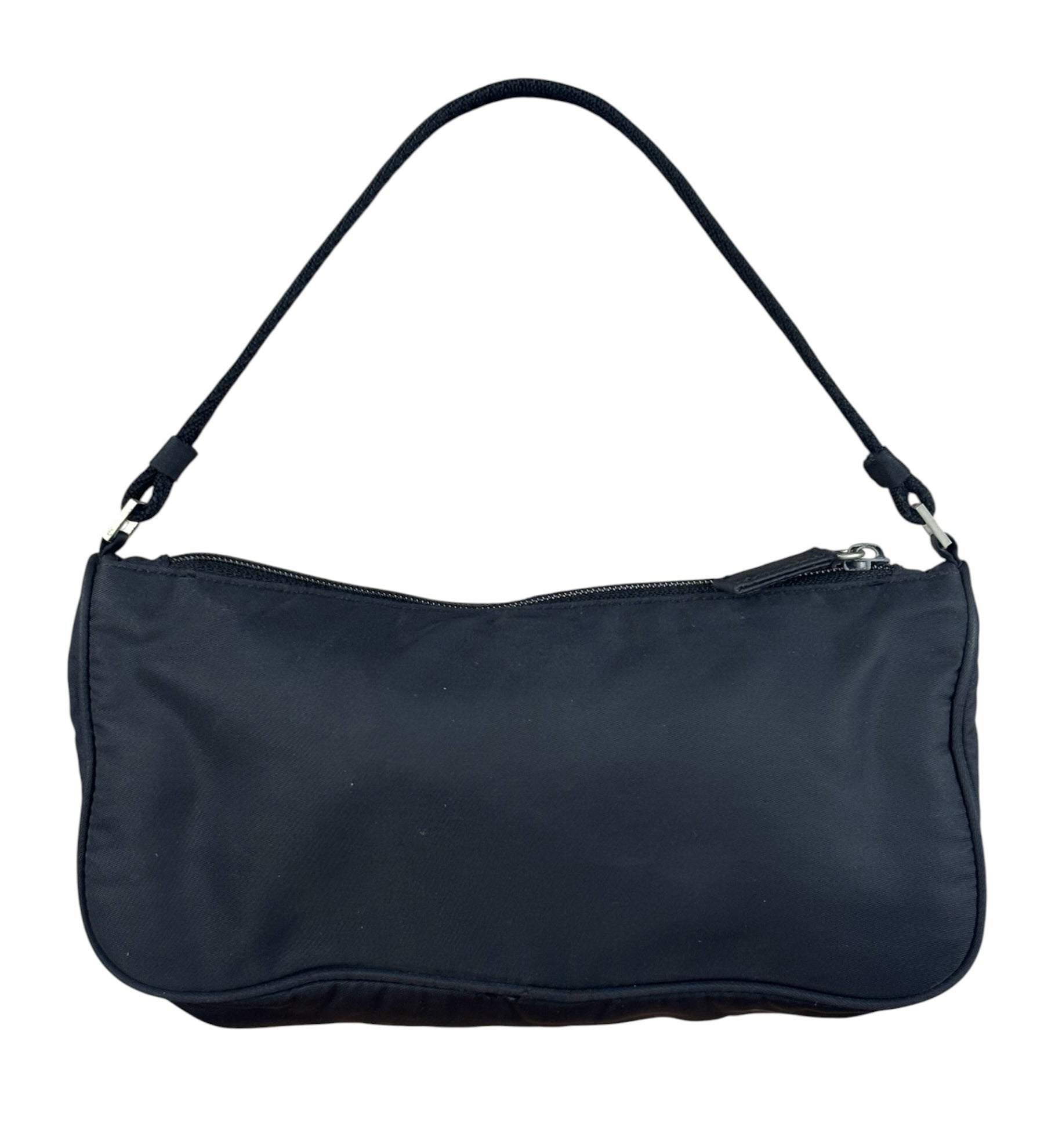 Prada Black Nylon Tessuto Mini Sport Pochette Shoulder Bag