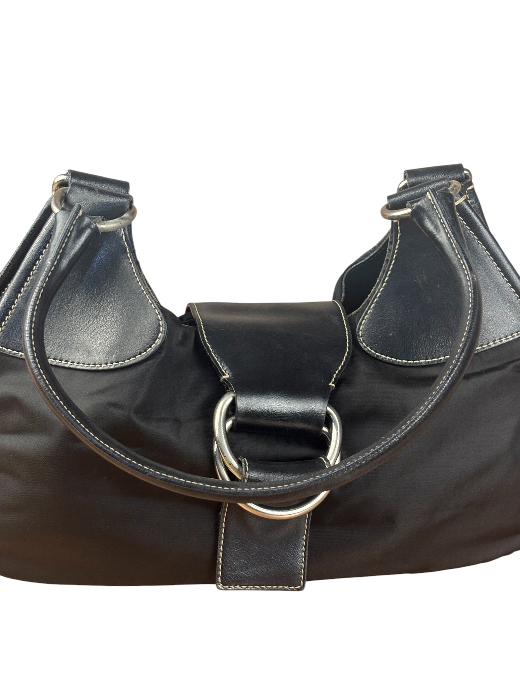 Prada Black Nylon Tessuto Shoulder Bag