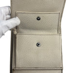 Gucci Vintage Leather Unisex Trifold Wallet