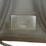Saint Laurent Black S Canvas Backpack
